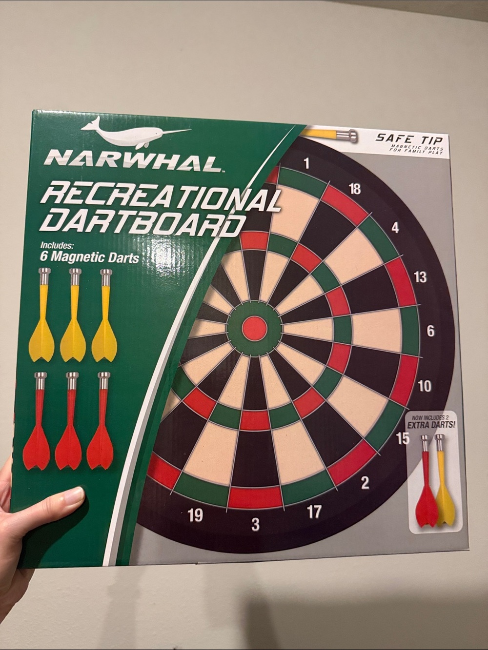 Narwhal Magnetic Dartboard New